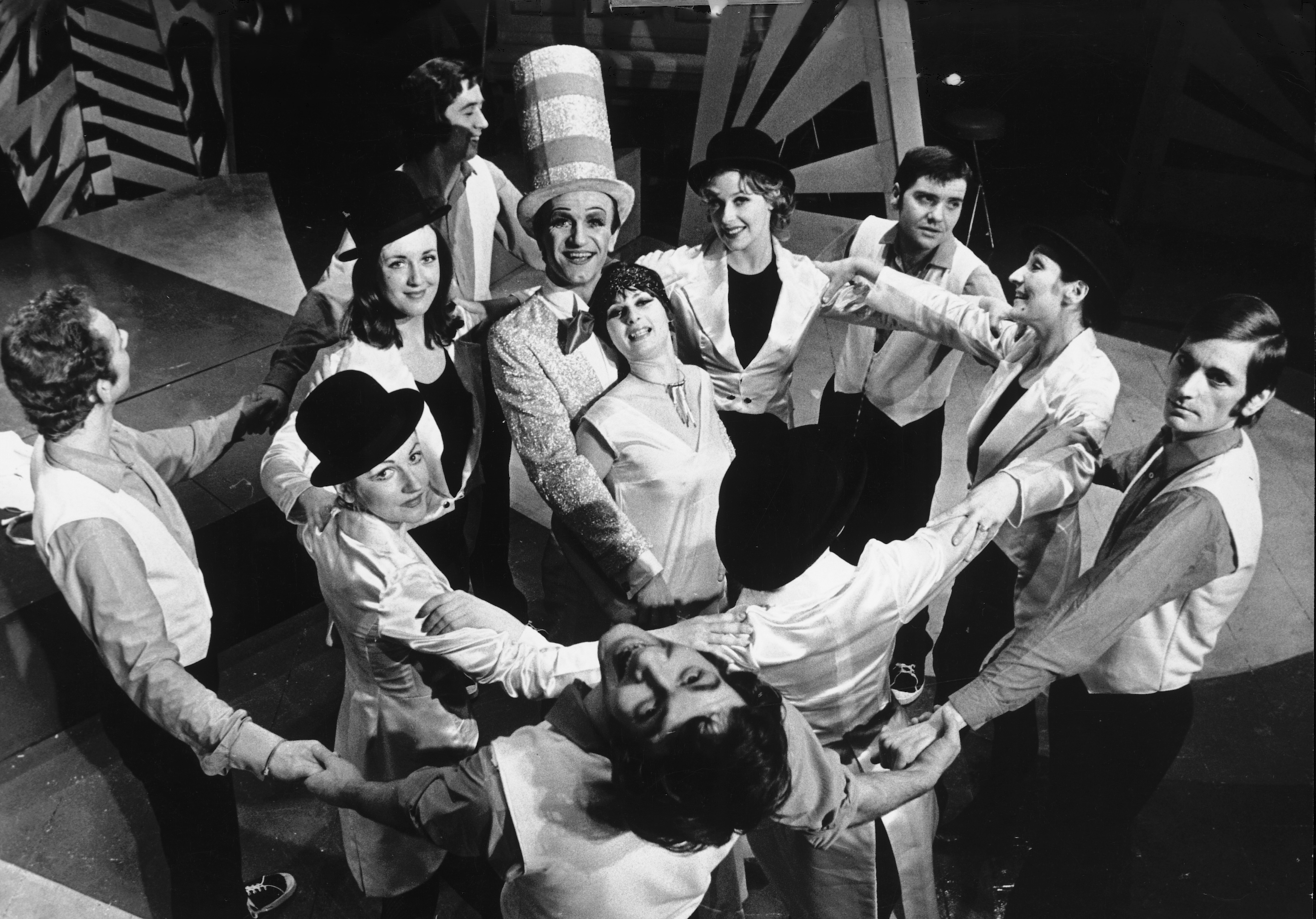 Maureen Dow as a Kit Kat Girl in Cabaret, 1975